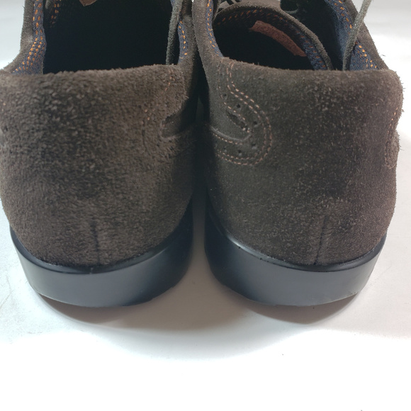 Rockport Men's Wing Tip Chocolate Suede Oxford 10 - Picture 4 of 7